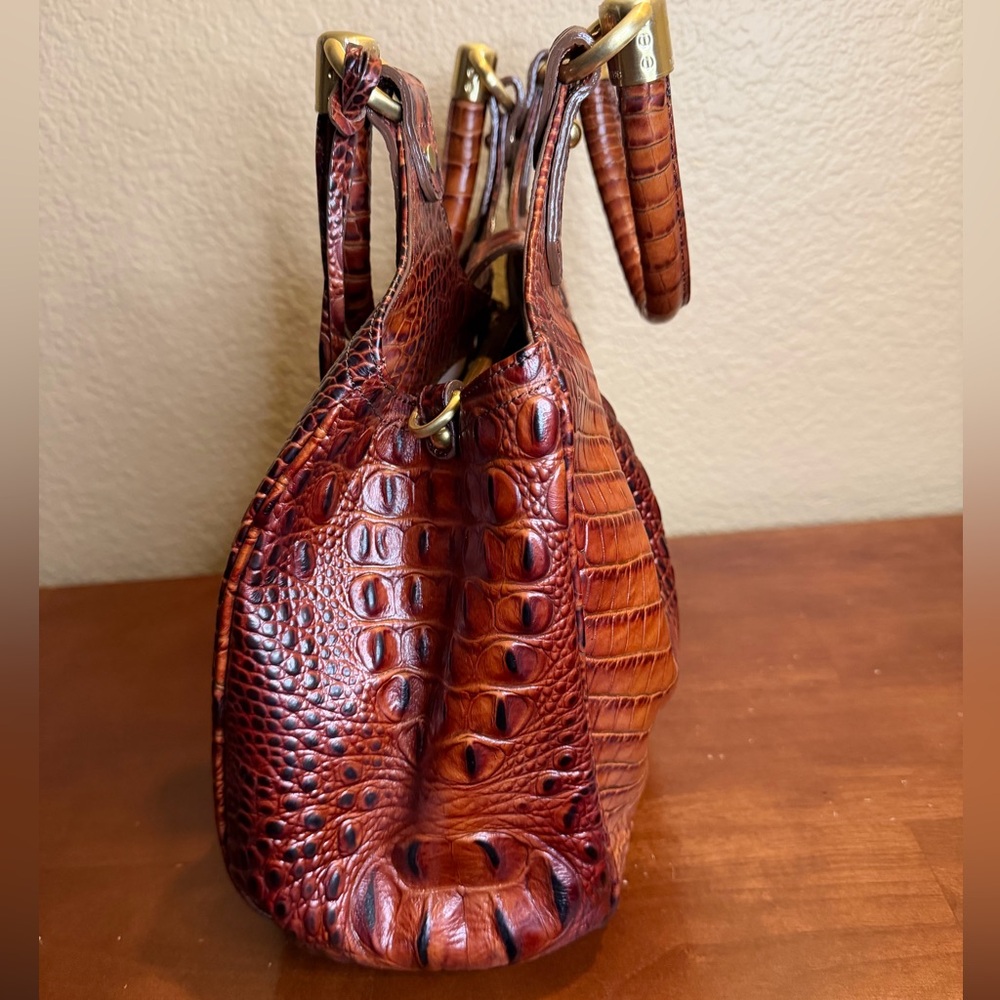 Brahmin NWOT Elisa Pecan Melbourne Leather Hobo - Picture 7 of 10